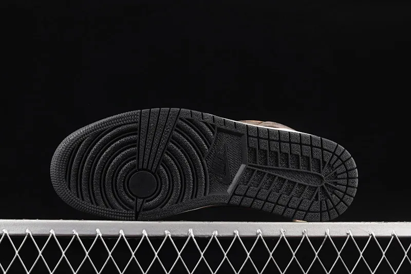 All categories Air Jordan Jordan series basketball shoes Air Jordan 1 Mid G version pure original Air Jordan 1 Mid AJ1 Joe 1 earth brown DC7294-200